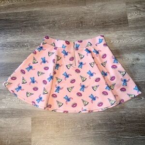 Pink Lilo and Stitch Skirt w/ Zipper in Front XL Disney